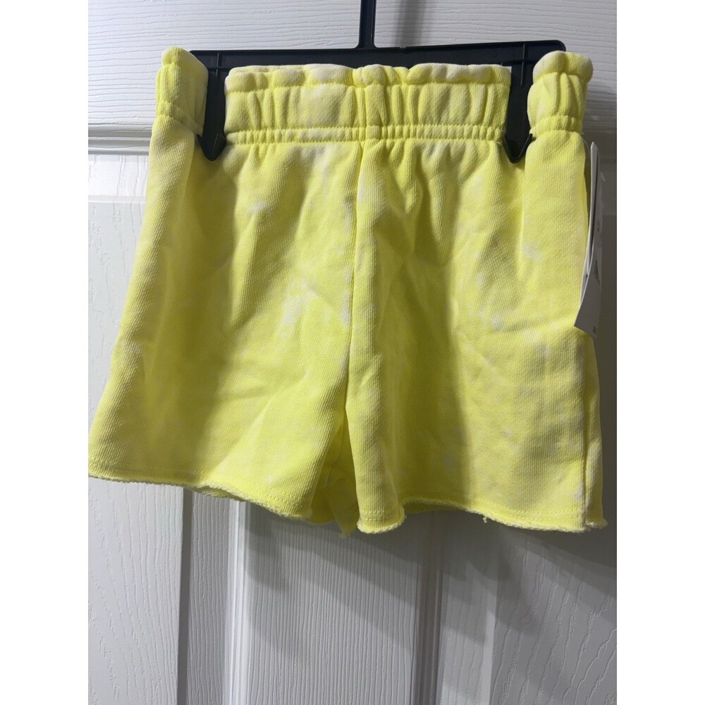 Grayson Mini Girls Toddler Shorts 2T Yellow Tie Dye French Terry NWT